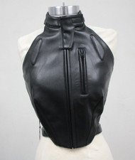 Khy by Kylie Jenner Women Faux Leather Zip Top Open Back [Size MEDIUM] picture