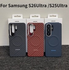 OEM Premium Carbon Magnet Case Hard Cover For Samsung Galaxy S26Ultra S26+ S25U picture