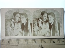 Young Couple Stereoview Kilburn Brothers 1888 Littleton NH Exquisite picture