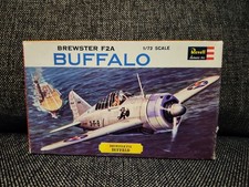 Vintage 1964 Revell H-636 1:72 Brewster F2A Buffalo WWII Fighter Airplane Model picture