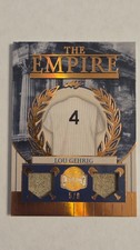2025 LEAF Bronx Legacy The Empire LOU GEHRIG Bronze Holo #TE-25 Dual Relic 5/8 picture