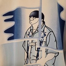 VTG Y2K Southpole DJ Rap Button Up Shirt Size XXL Urban Hip Hop picture