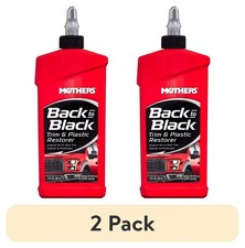 MOTHERS 06112 Back To Black Trim And Plastic Restorer Rubber & Vinyl 12 Oz picture