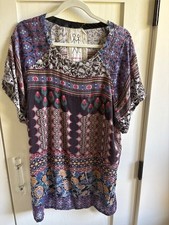Johnny Was Karma Burnout Aztec Hoodie Top Sz 1X NWT Pete & Greta picture