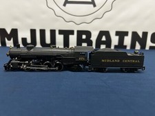 RSO Mehano HO Custom Midland Central #271 2-8-2 Mikado Steam Engine DC NO BOX picture