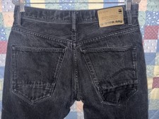 G Star Raw Arc 3d Jeans Cotton Black Denim Tapered Leg Men's Size 32 x 32 picture