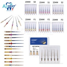 60 piezas Limas de endodoncia manual dental acero inoxidable 21/25mm AZDENT picture