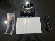 Sony PlayStation 2 PS2 Slim Silver Console Complete. Tested Working 90001 Read picture