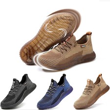 SUADEEX Unisex Steel Toe Shoes Indestructible Work Safety Sneakers Composite Toe picture