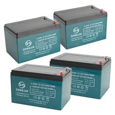 4 Pack  6-DZF-12 6-DZM-12 12V 12Ah Battery for Electric tricycle, Trike, Scooter picture