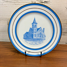 Antique Thomas Maddock's Sons Commemorative Plate, Hopewell Church PA 1756-1906 picture