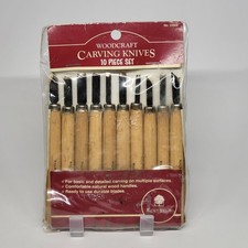 Walnut Hollow Woodcraft Carving Knives 10 Piece Set Linoleum Block Printing Art picture