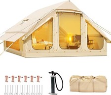 MOPHOTO 6 Person Inflatable Tents Blow Up Tent Air Glamping Tents with Pump picture
