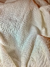Vintage Peacock Alley Queen/ Double Matelasse Coverlet 96x92  New w/o Pack 1990 picture