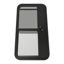 RV Camper Teardrop Trailer Entry Door for Most RVs Campers Trailers Black picture