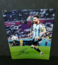 Lionel Messi Leo Messi Miami Original Autographed 8x10 Photo w/COA Argentina picture
