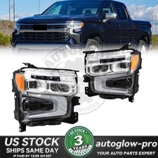 Left+Right Pair For 2022-2026 Chevy Silverado 1500 LT RST Full LED Headlight picture