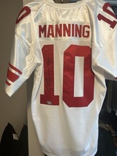 Eli Manning Super Bowl XLII New York Giants Autographed Jersey, Authentic w/COA picture