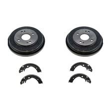 2pcs Brake Drums 4pcs Shoe Kit Set Rear Left Right for Honda Accord 1990-2002 picture