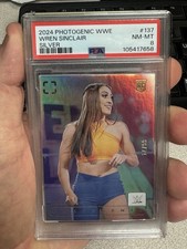 2024 PANINI PHOTOGENIC WWE WREN SINCLAIR #137 SILVER /99 RC PSA 8 105417658 picture
