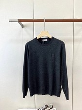 Brunello Cucinelli Men's Fall/Winter Knit Crewneck Sweater Gray picture