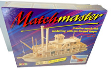 Vtg 1995 Matchmaster River Boat Matchstick Model Kit KSG 994 Sealed Made Britain picture
