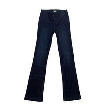 Paige Jeans Womens 26 Denim High Rise Manhattan Wide Boot Faux Front Pockets picture