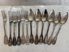 Antique Belgian silverware 729 grams .800 fineness picture