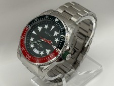 GUCCI YA136222 45mm Mens Dive Green Dial Quartz Watch G2U picture