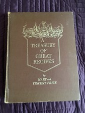 A Treasury of Great Recipes by Mary & Vincent Price Vintage 1965 First Edition picture