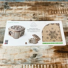 [NEW SEALED] UGears Treasure Box Mechanical Models 3D Wooden Puzzle Series 70 picture