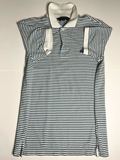 Brooks Brothers Supima Cotton Original Fit Striped Polo Blue Men’s M Worn Light picture