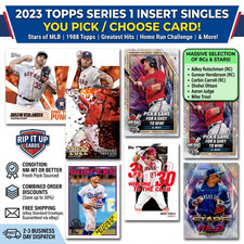2023 Topps Series 1 INSERTS Stars MLB Chrome 1988 You Pick Complete Your Set picture