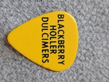 Blackberry Hill Records Guitar Pick Yellow Promotional Music Memorabilia picture