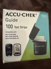 Accu-Chek Guide Test Strips 100 Count Exp 3/2027 Sealed Box picture