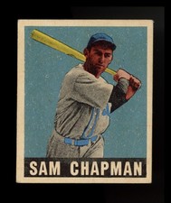 1948-49 Leaf #26 - Sam Chapman - Philadelphia Athletics - VG+ - EX picture