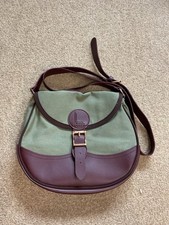 Loulu Olive Green & Burgundy Purse With Strap picture