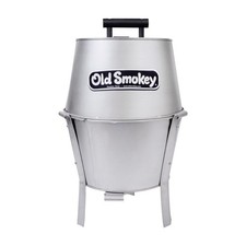 Old Smokey #14 Rust-Resistant Aluminized Steel Silver Charcoal Grill 14 in. picture