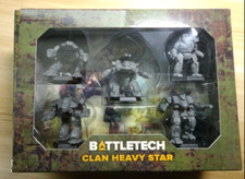 Battletech Clan Heavy Star Mech Pack Catalyst Marauder Warhammer Hunchback Rhino picture