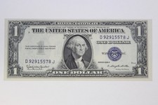 One 1935H $1.00 Silver Certificate, Crisp Gem Uncirculated picture