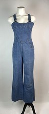 Vintage 1970s Miss h.i.s  Womens S Denim Overalls Jumpsuit Flares hippy picture