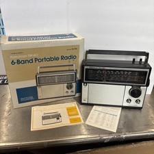 Realistic Patrolman SW-60 6-Band Portable Radio w/ Box 12-779 AM FM SW VHF UHF picture
