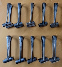 Antique British WILLIAM HUTTON  individual Asparagus Tongs-set of 10 picture