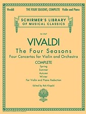 Antonio Vivaldi - The Four Seasons, Complete: for Violin and Piano Re - GOOD picture