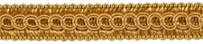 Scroll Gimp Braid Trim, Style# 0050SG, Color# C4 - Antique Gold [14 Yards] picture
