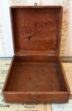 Antique Fine Corona Wooden Cigar Box - 1880-1900 Spanish Cedar 6