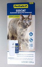 PetSafe SSSCAT Motion Automatic Spray Pet Deterrent, 4.72 oz/ brand new sealed picture