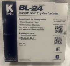 NEW K Rain Model#BL-24-4 Bluetooth Smart Irrigation Controller 4 Station 24V Out picture