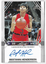 2022-23 Leaf Silver Autograph #BA-DH1 Destanni Henderson RC #/99 South Carolina picture