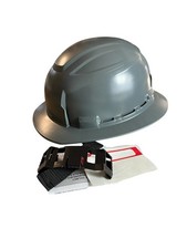 Milwaukee Bolt GRAY Full Brim Safety Helmet Type 2 Class E Non-Vented Hard Hat picture